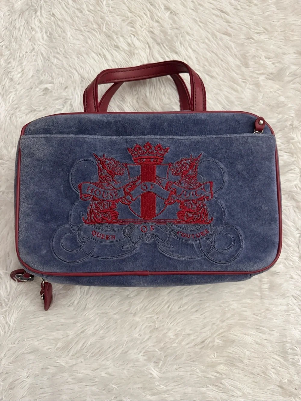 EUC Y2K Juicy Couture Velour Cosmetics Bag!